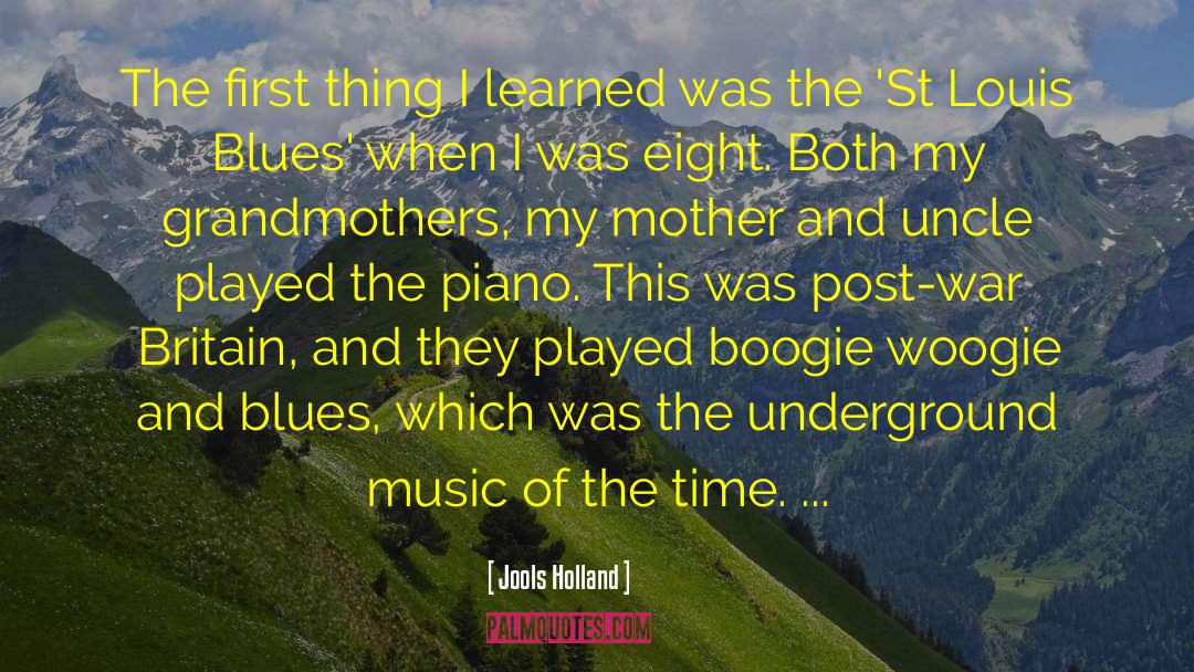 Underground Music quotes by Jools Holland