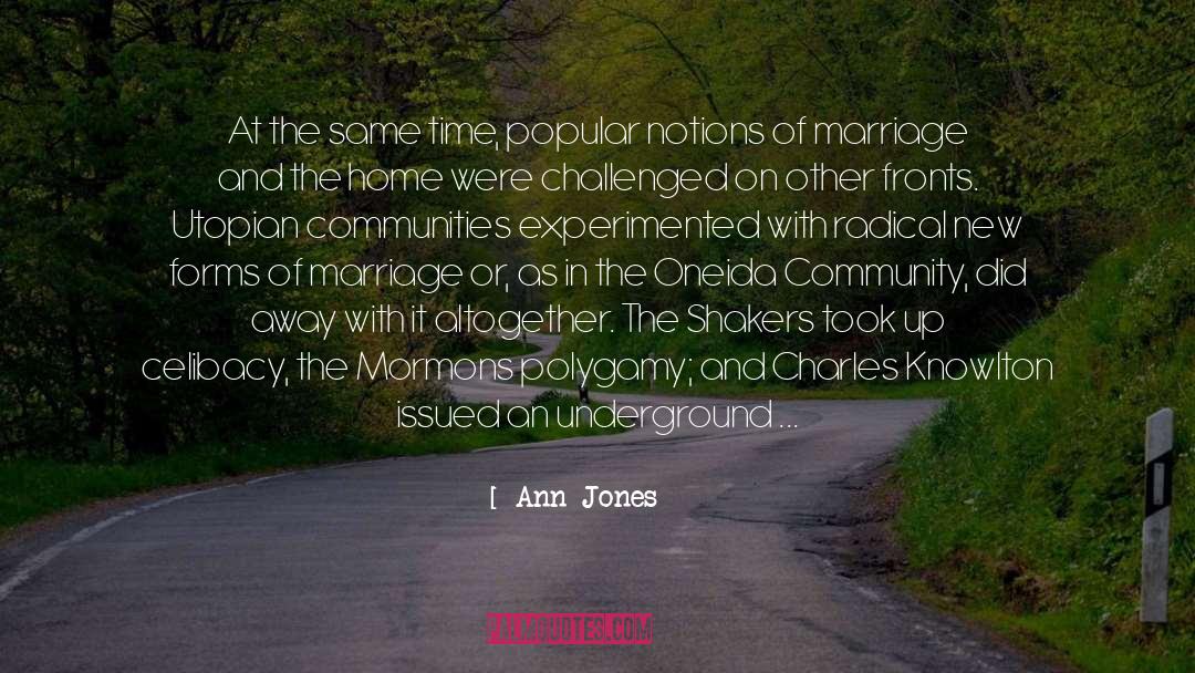 Underground quotes by Ann Jones