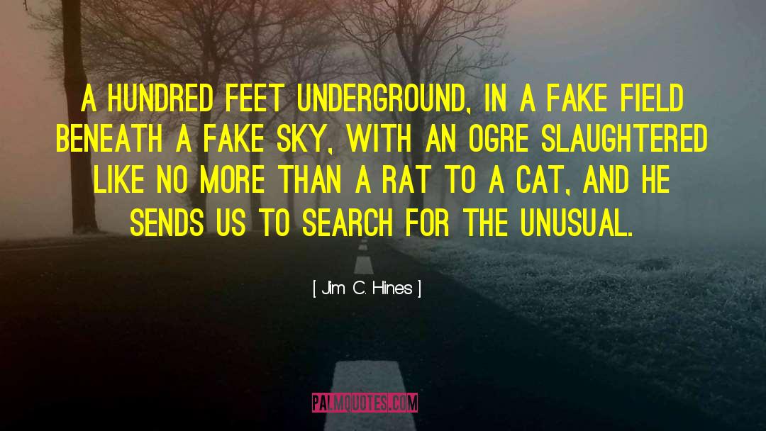 Underground quotes by Jim C. Hines
