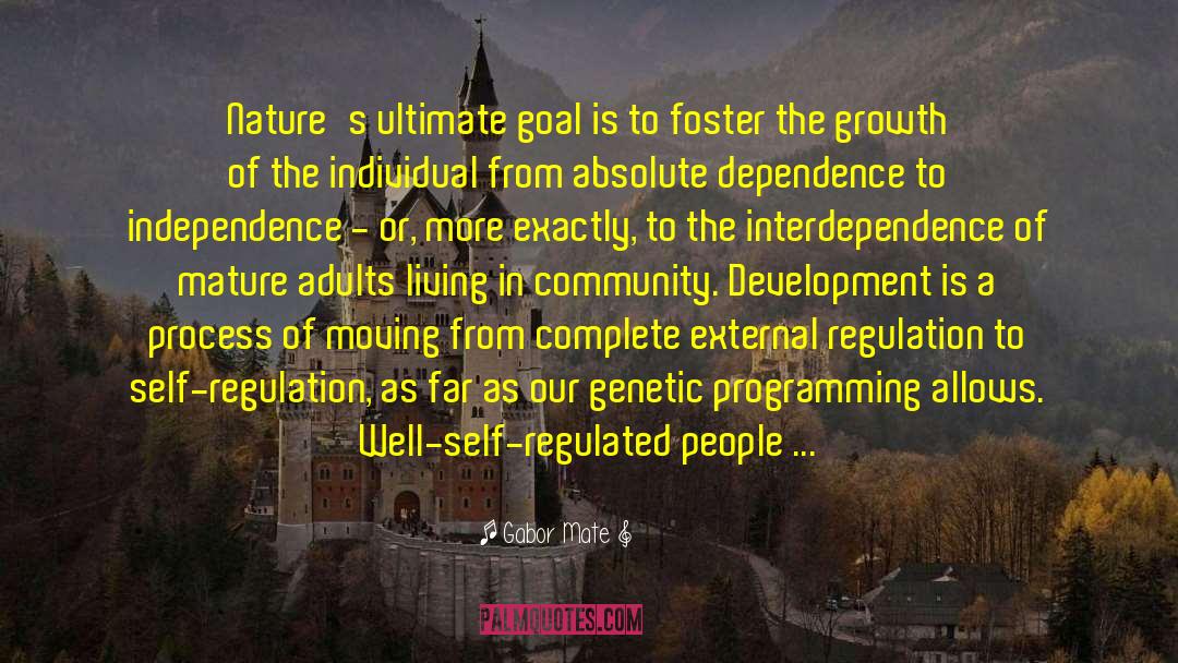 Undermines quotes by Gabor Mate