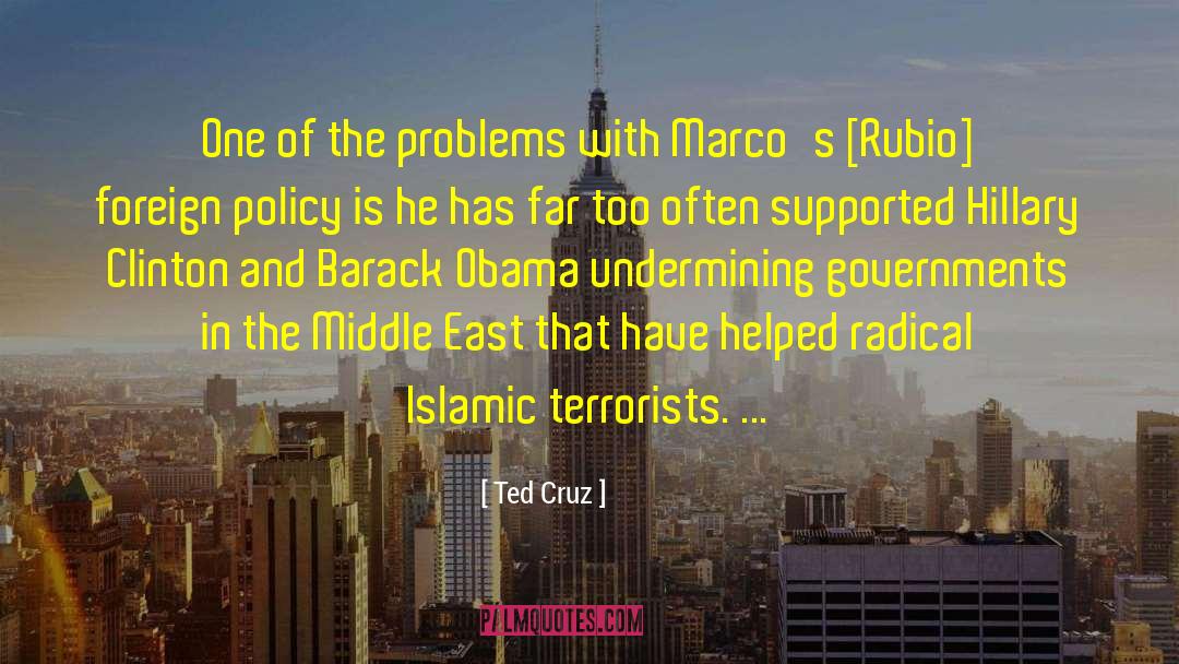 Undermining quotes by Ted Cruz