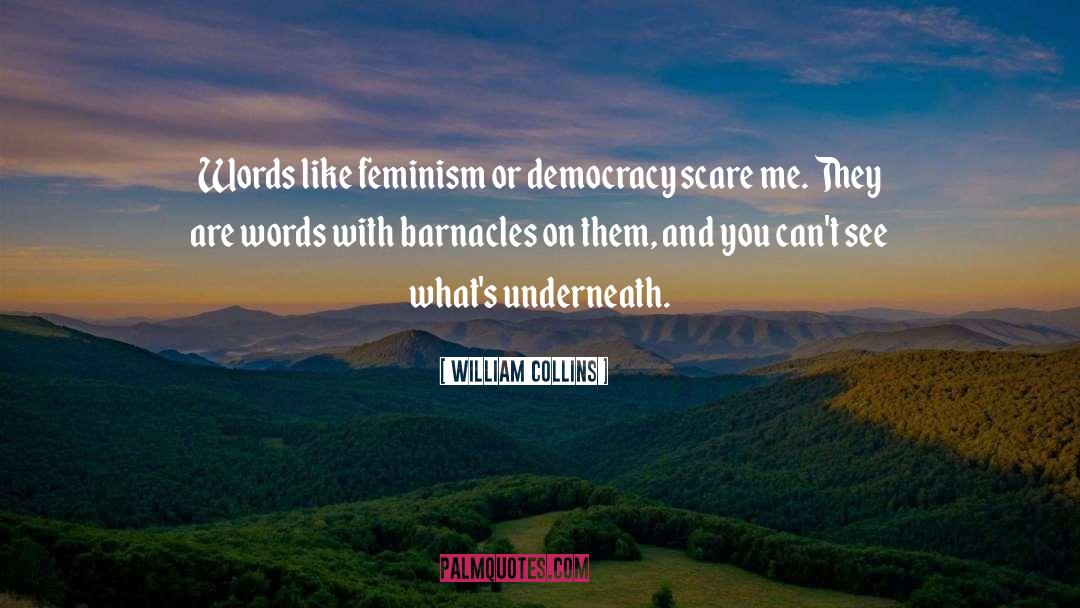 Underneath quotes by William Collins