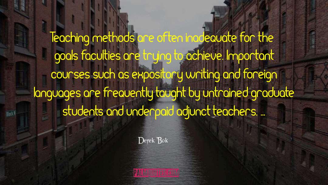 Underpaid quotes by Derek Bok