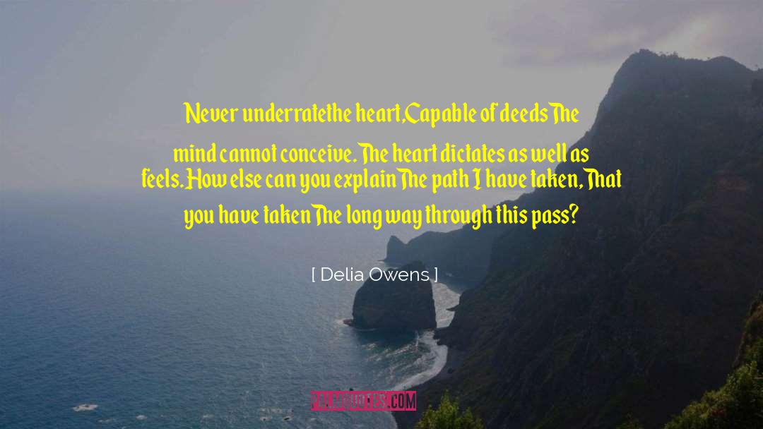 Underrate quotes by Delia Owens
