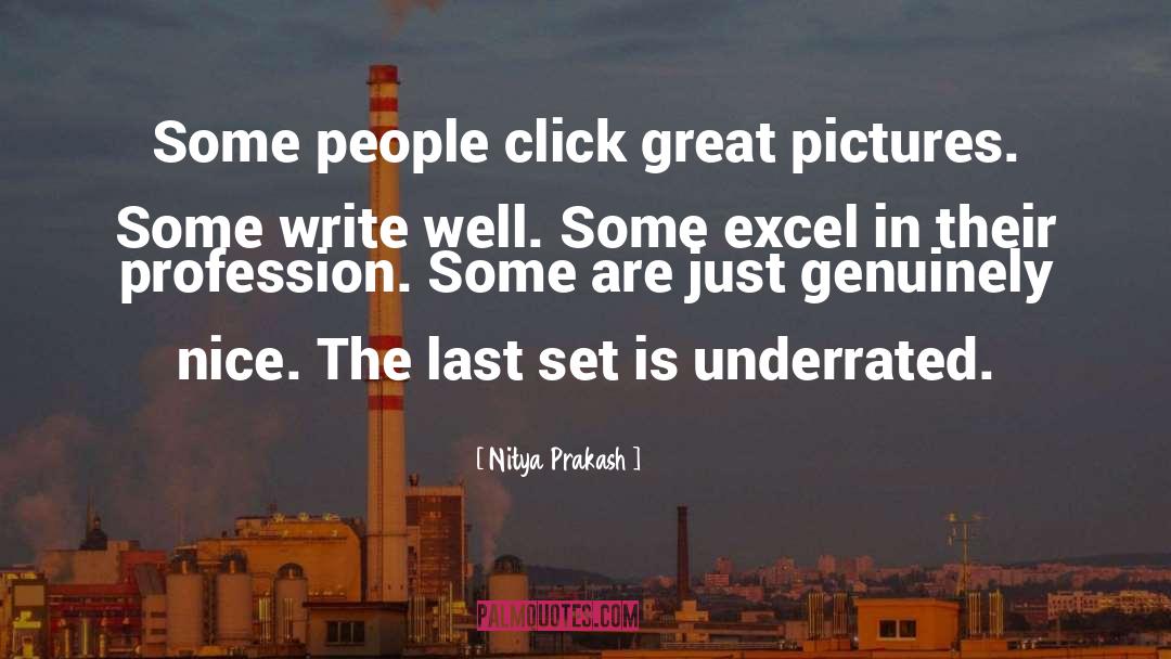 Underrated quotes by Nitya Prakash