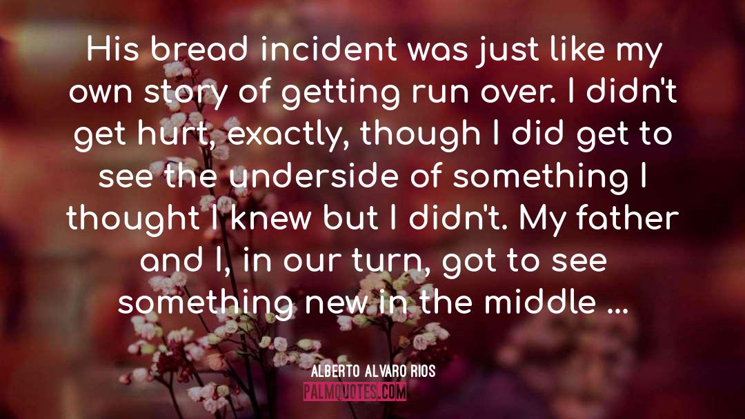 Underside quotes by Alberto Alvaro Rios