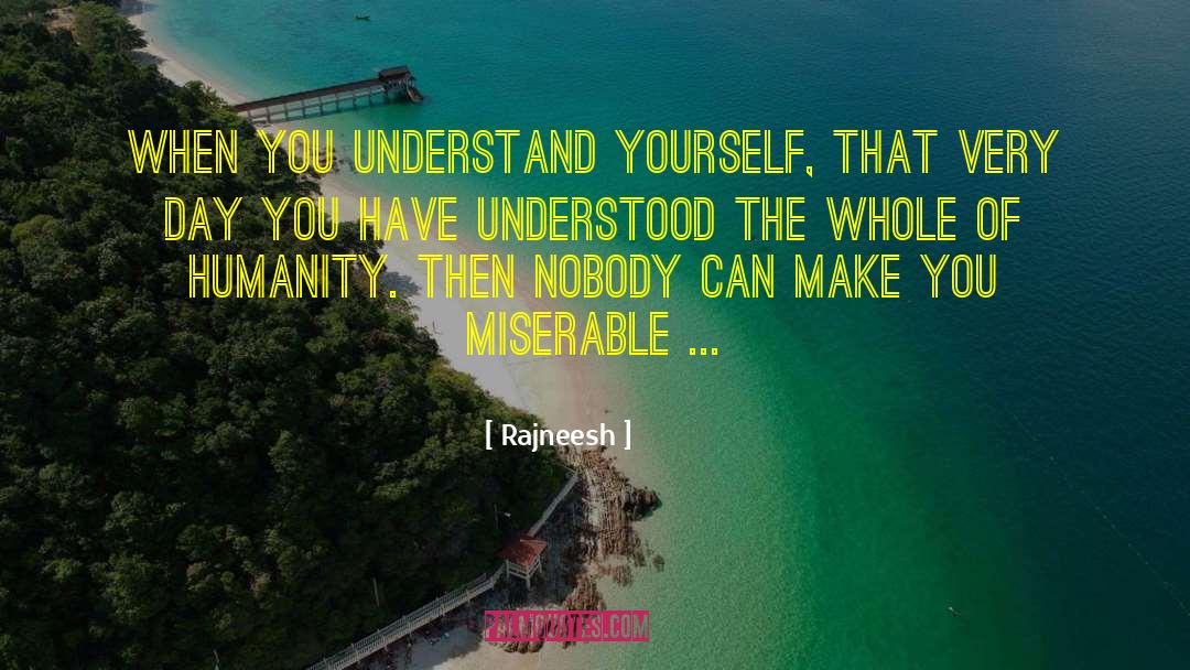 Understand Yourself quotes by Rajneesh