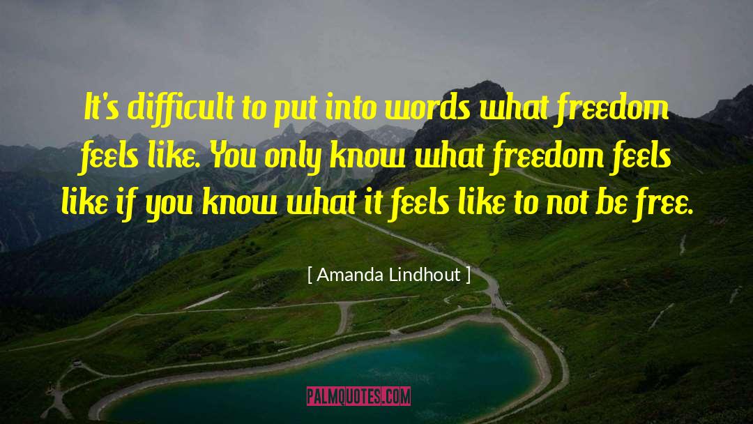 Understanding Freedom quotes by Amanda Lindhout