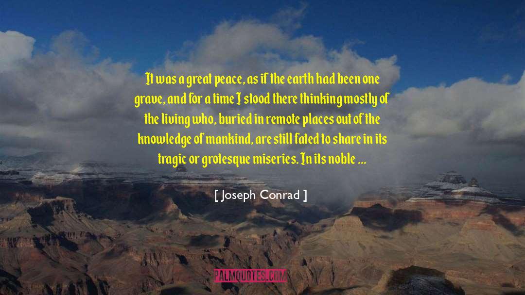 Understanding Knowledge quotes by Joseph Conrad