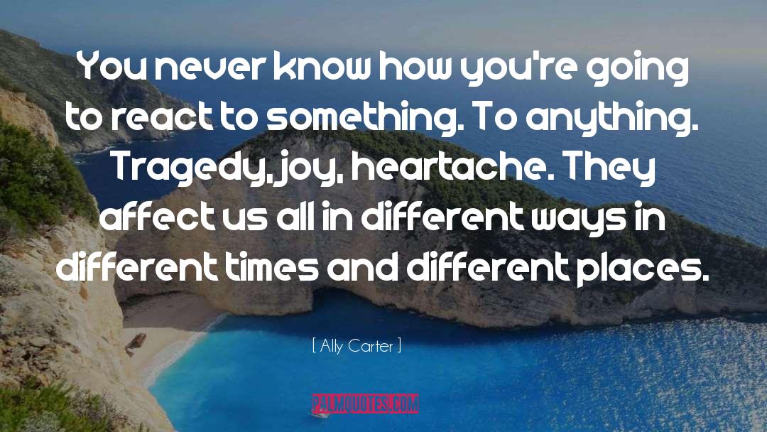 Understanding Times quotes by Ally Carter