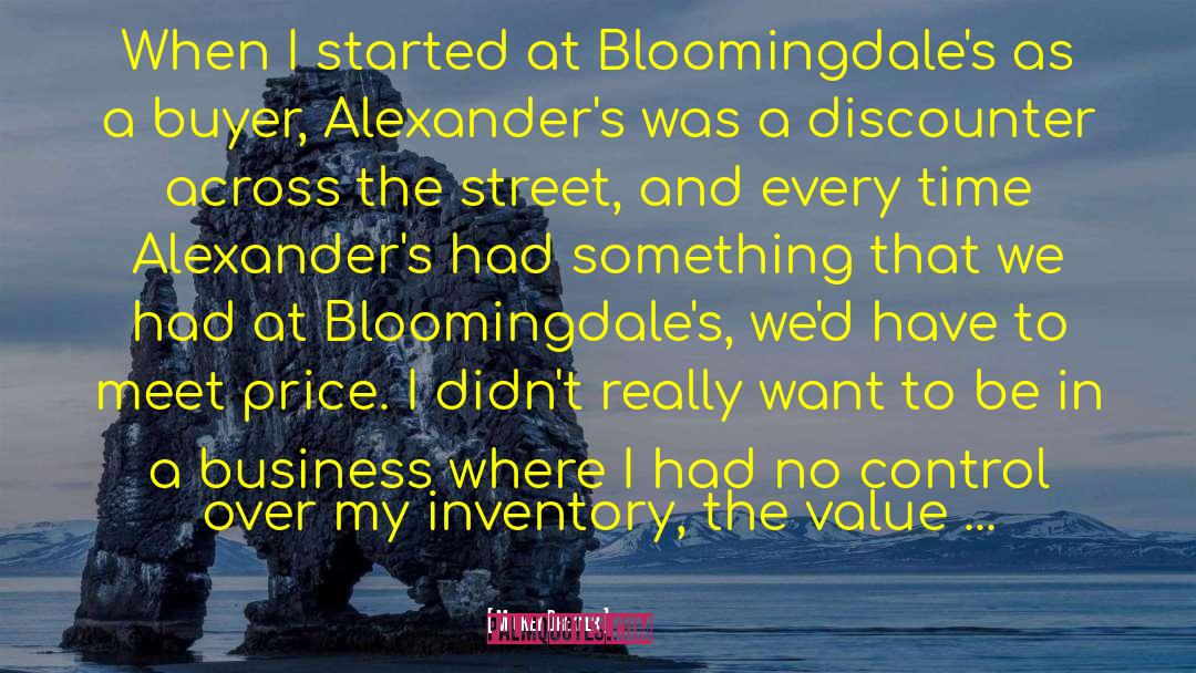 Understating Inventory quotes by Mickey Drexler
