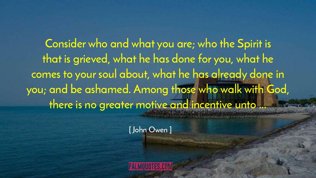 Undertaken quotes by John Owen