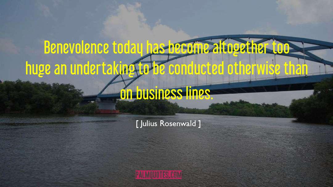 Undertakings quotes by Julius Rosenwald