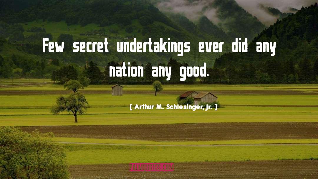 Undertakings quotes by Arthur M. Schlesinger, Jr.