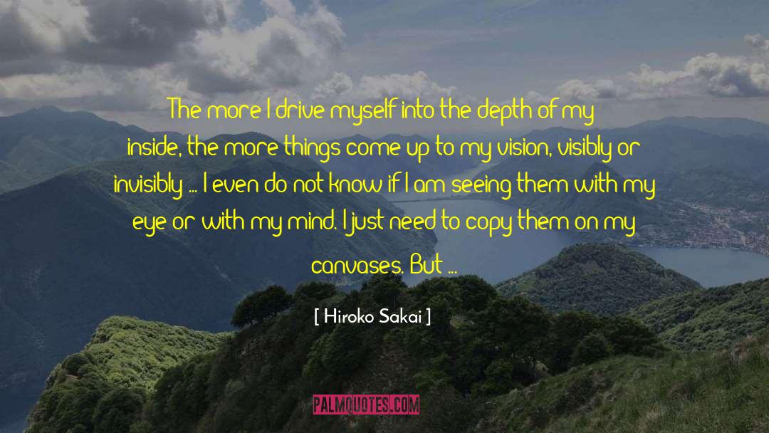 Underwater quotes by Hiroko Sakai
