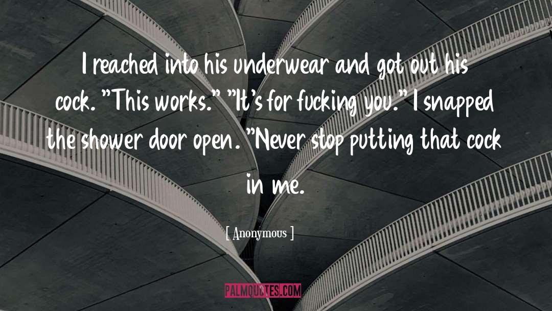 Underwear quotes by Anonymous