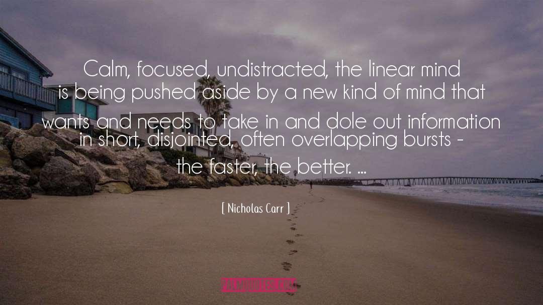 Undistracted quotes by Nicholas Carr