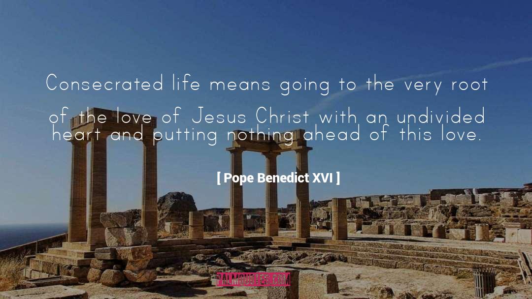Undivided quotes by Pope Benedict XVI