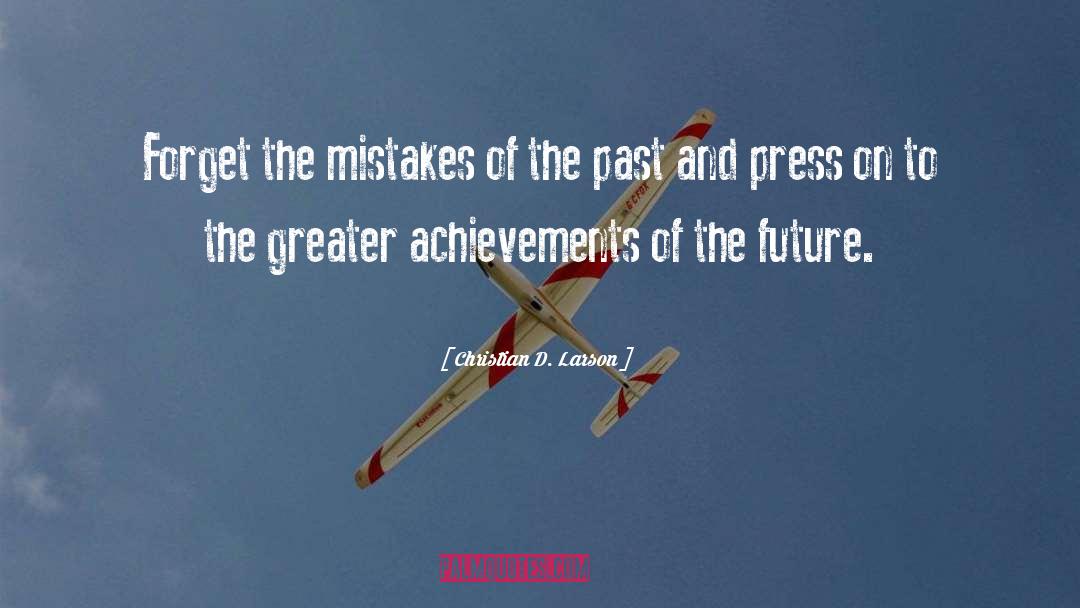 Undo Past Mistakes quotes by Christian D. Larson