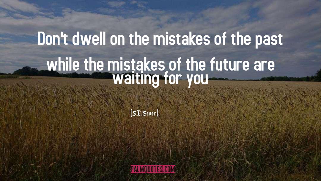 Undo Past Mistakes quotes by S.E. Sever