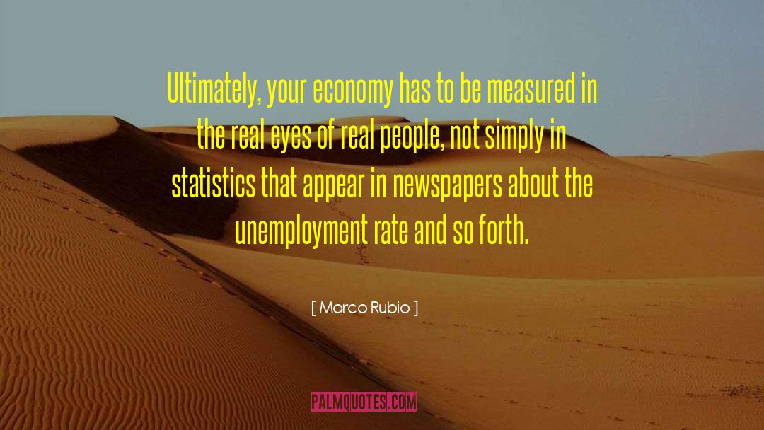 Unemployment Rate quotes by Marco Rubio