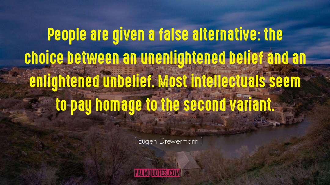 Unenlightened quotes by Eugen Drewermann