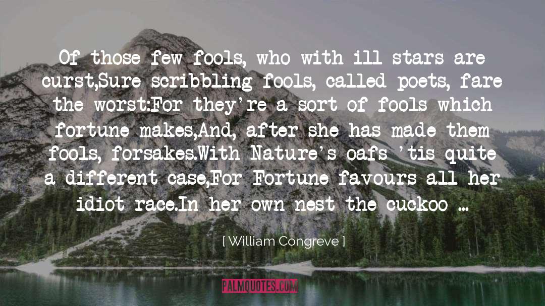 Unequal quotes by William Congreve
