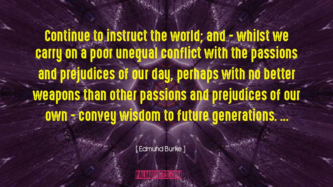 Unequal quotes by Edmund Burke