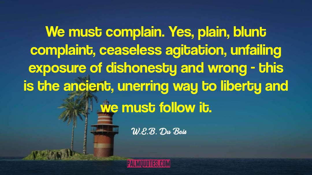 Unerring Crossword quotes by W.E.B. Du Bois