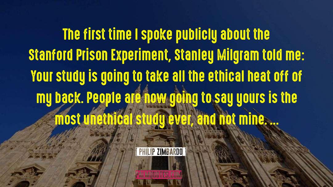 Unethical quotes by Philip Zimbardo