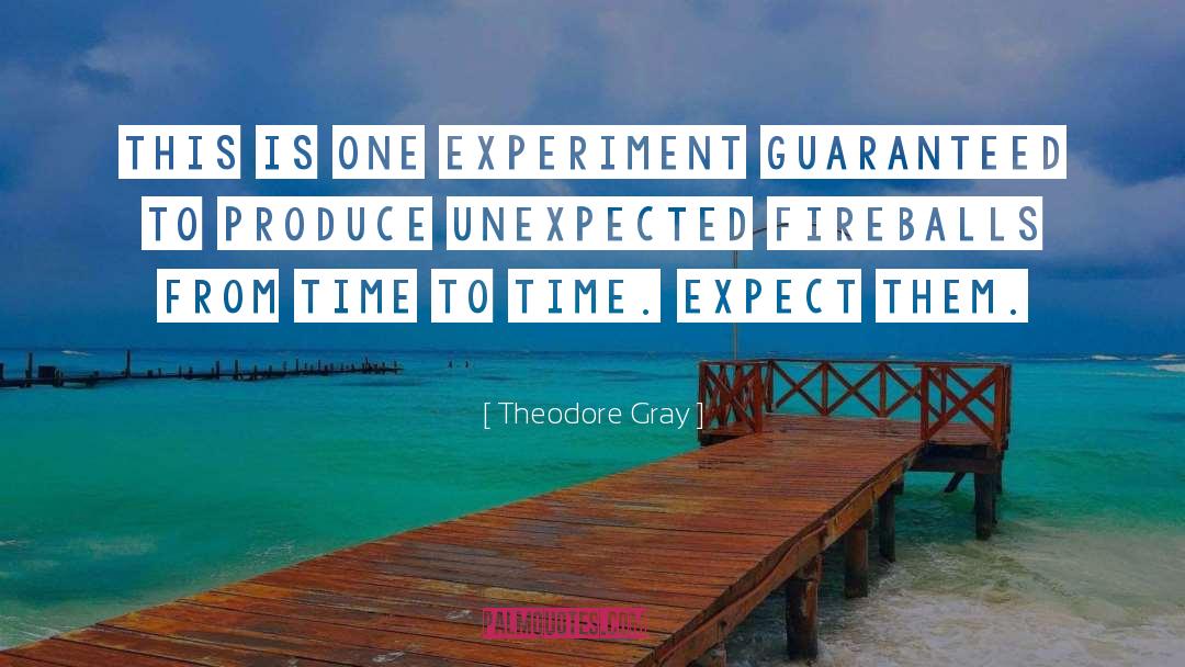 Unexpected Behavior quotes by Theodore Gray