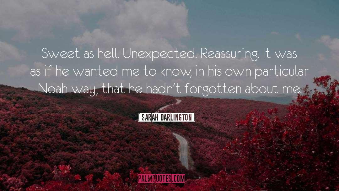 Unexpected Blessing quotes by Sarah Darlington