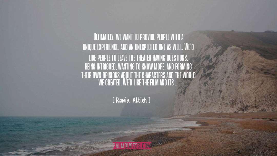 Unexpected Blessing quotes by Rania Attieh