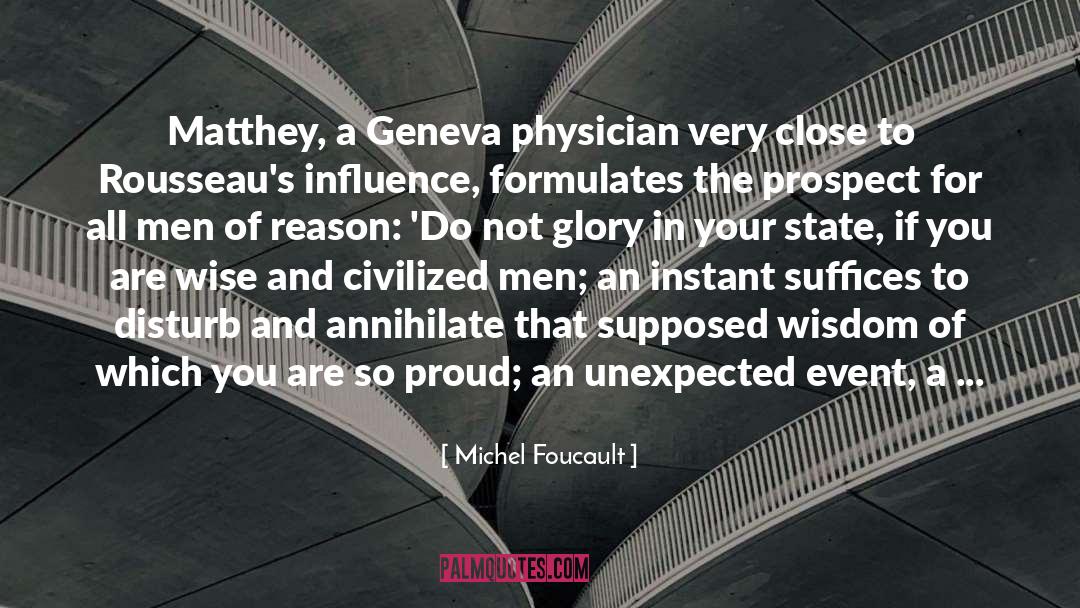 Unexpected Events quotes by Michel Foucault