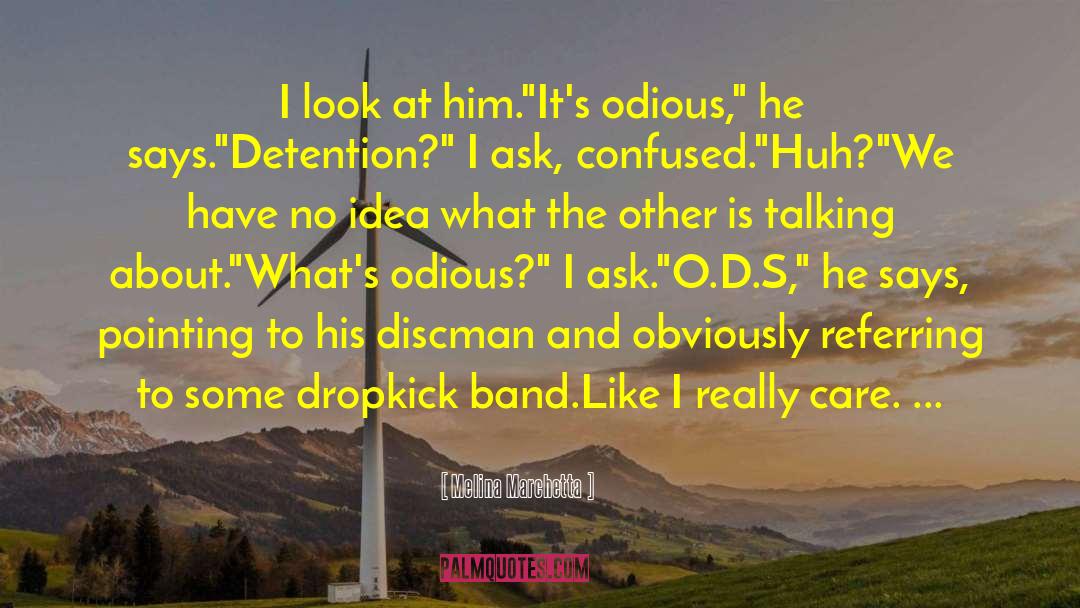 Unexpected Humor quotes by Melina Marchetta