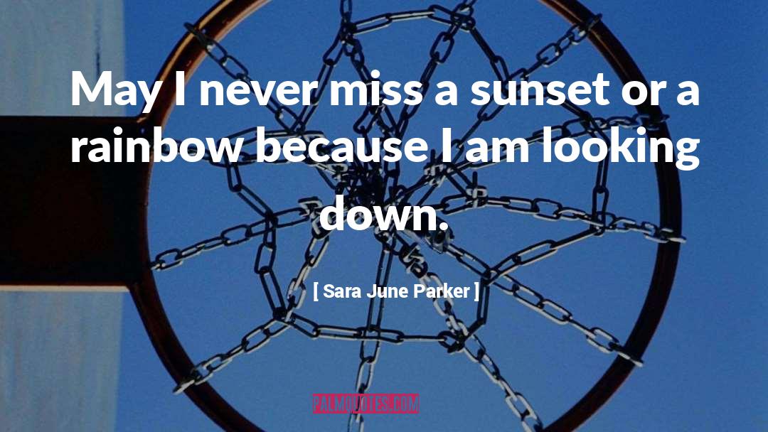 Unexpected Sunset quotes by Sara June Parker