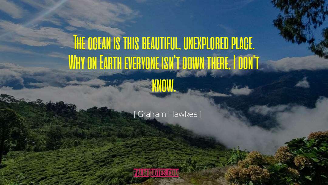 Unexplored quotes by Graham Hawkes