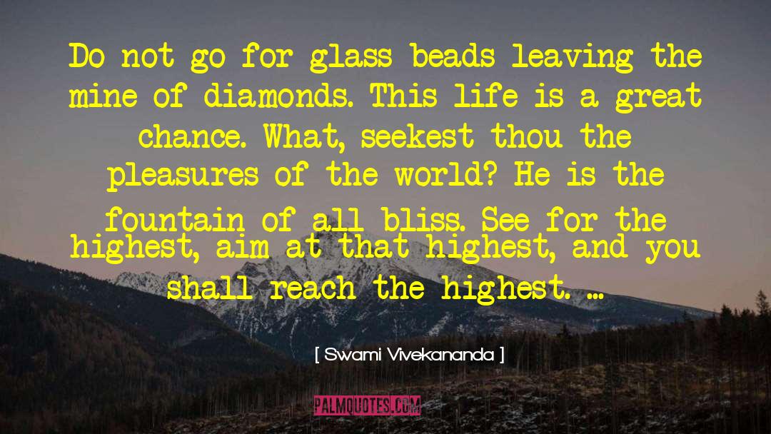 Unfaceted Diamond quotes by Swami Vivekananda