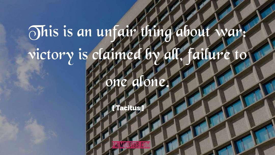 Unfair quotes by Tacitus