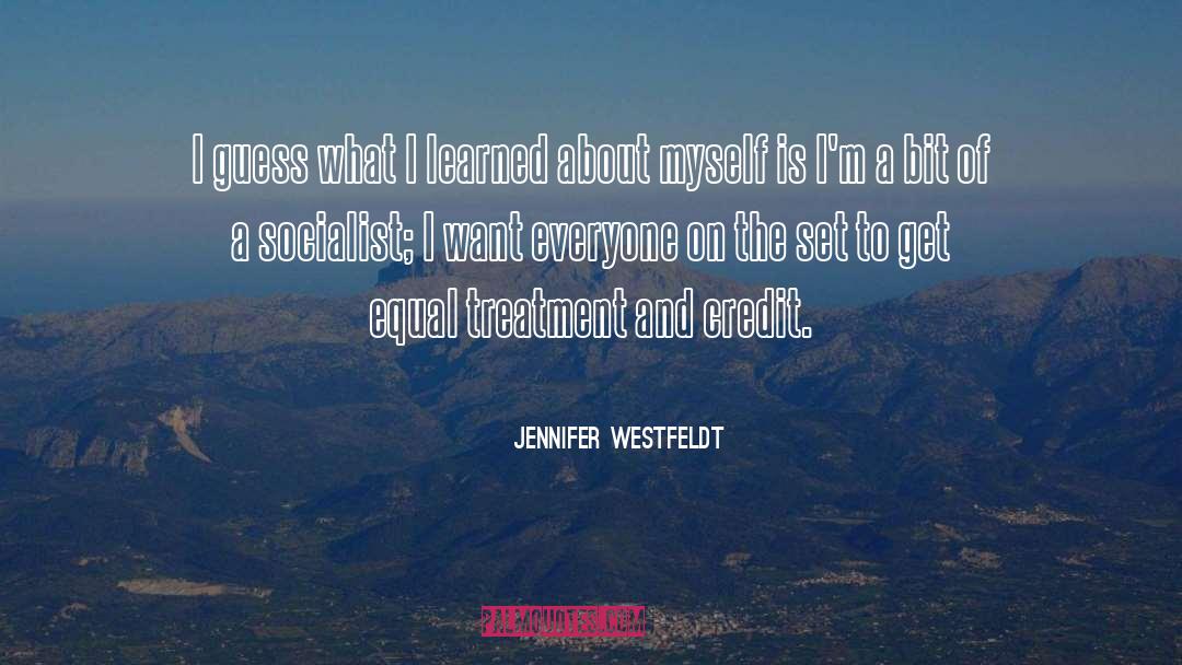 Unfair Treatment Quote quotes by Jennifer Westfeldt
