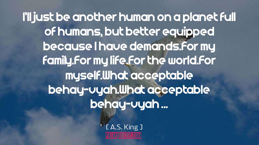 Unfair World quotes by A.S. King