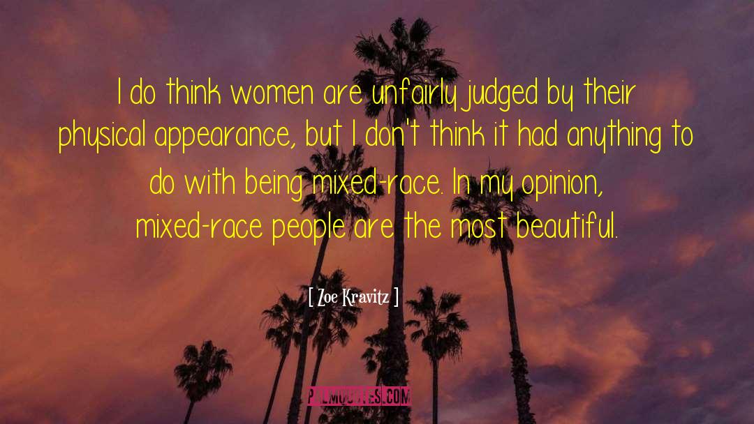 Unfairly quotes by Zoe Kravitz