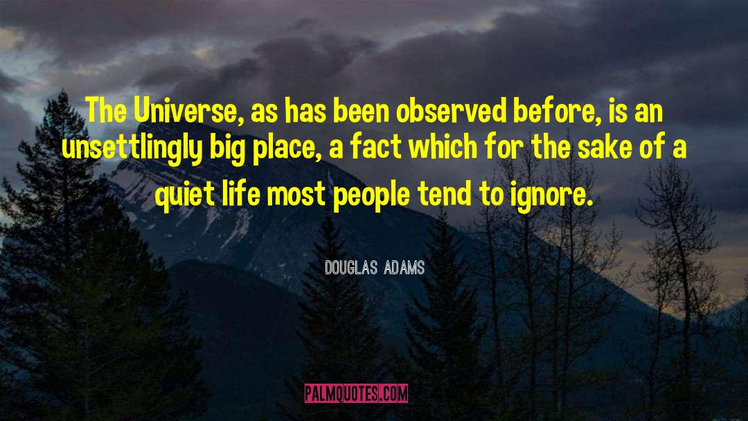 Unfairness Of Life quotes by Douglas Adams