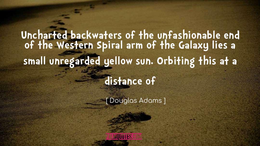 Unfashionable quotes by Douglas Adams