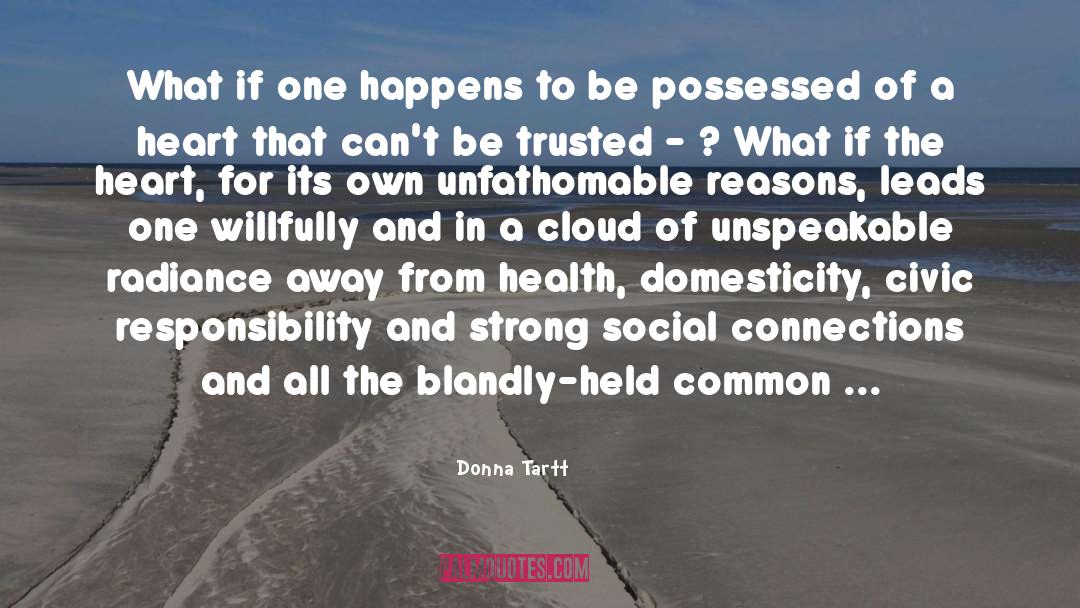 Unfathomable quotes by Donna Tartt