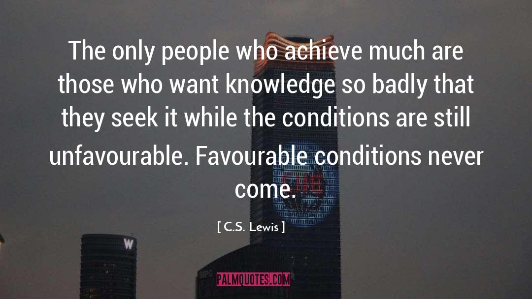 Unfavourable Synonym quotes by C.S. Lewis