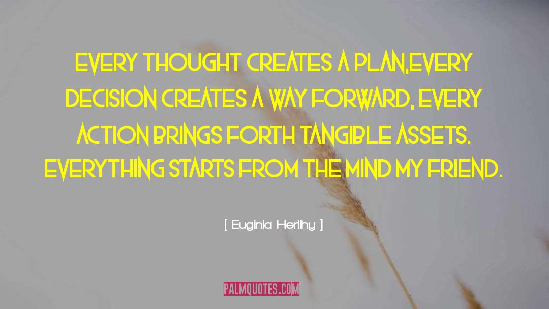 Unfocused Mind quotes by Euginia Herlihy