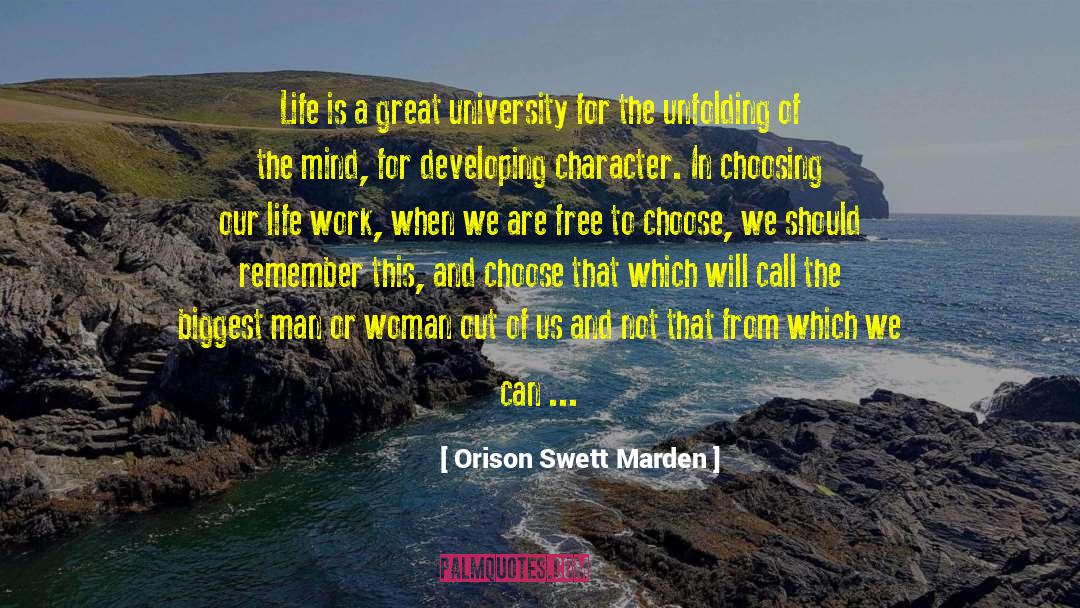 Unfolding quotes by Orison Swett Marden