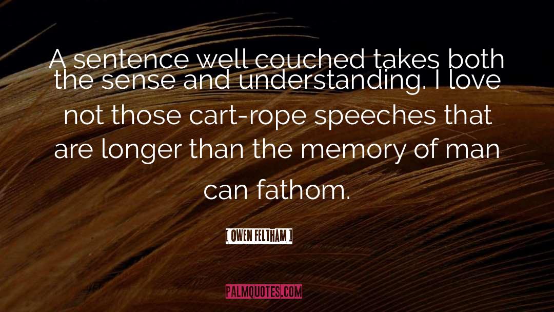 Unforgettable Memory quotes by Owen Feltham