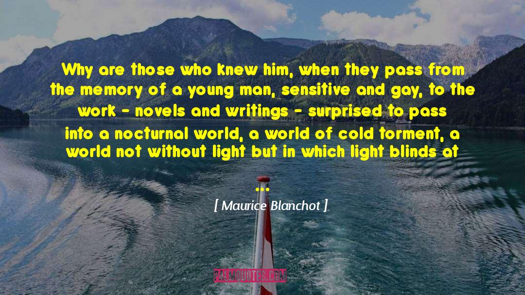 Unforgettable Memory quotes by Maurice Blanchot